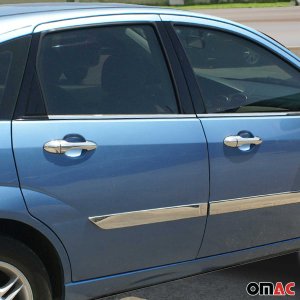 Ford Focus HB Door Handle Cover - Omac - H1 S.Steel - Gloss Silver - '00-'07